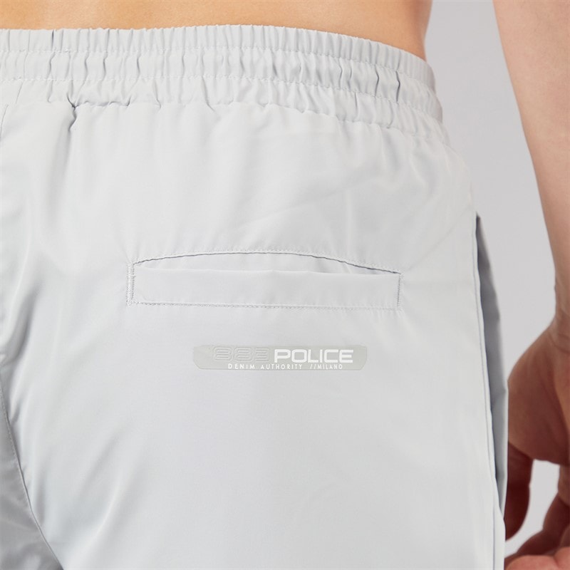 883 Police Mens Calix Swim Shorts Vapour Grey - Image 5