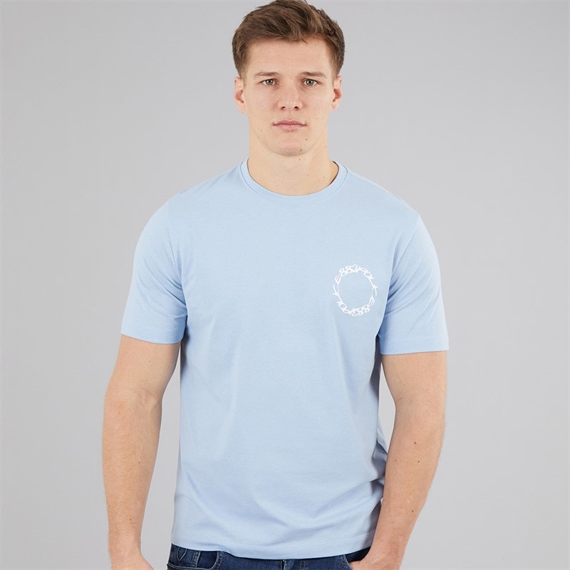 883 Police Mens Klausen T-Shirt Oceanic Blue - Image 2