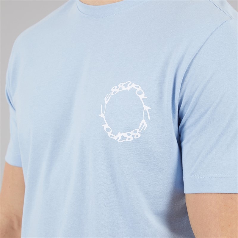883 Police Mens Klausen T-Shirt Oceanic Blue - Image 3