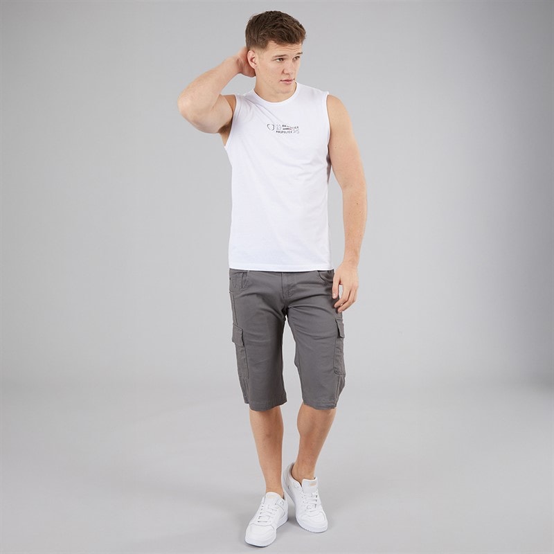 883 Police Mens Offida Vest White - Image 4
