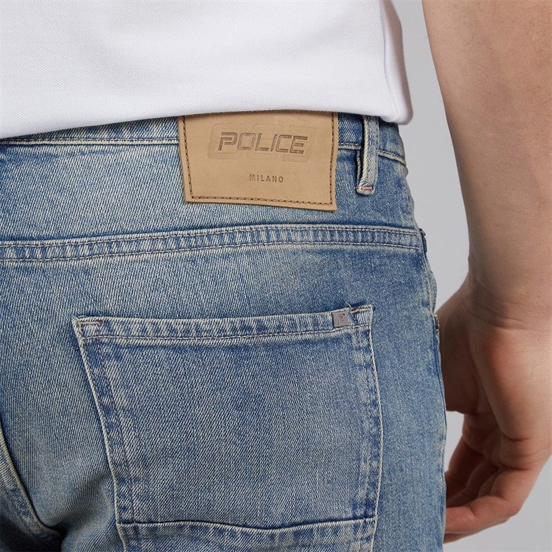 883 Police Mens Todd 1023 Relaxed Regular Fit Jeans 1023 Blue - Image 3