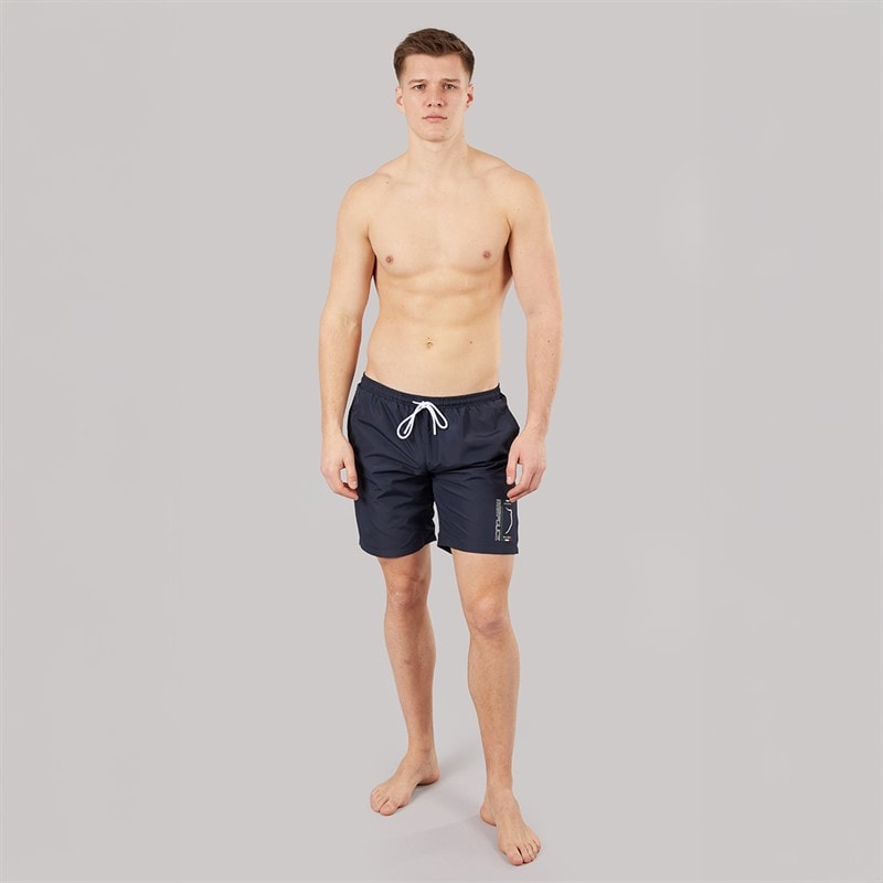 883 Police Mens Campania Swim Shorts Navy - Image 4