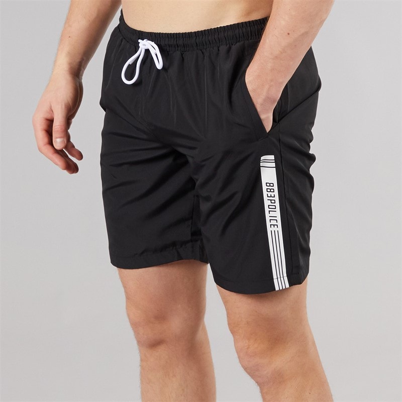 883 Police Mens Scanno Swim Shorts Black - Image 1