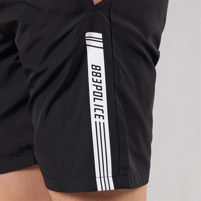 883 Police Mens Scanno Swim Shorts Black - Image 3