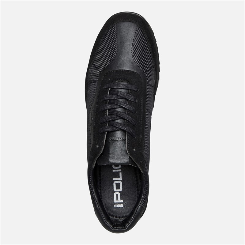 883 Police Mens Otter Trainers Black - Image 4