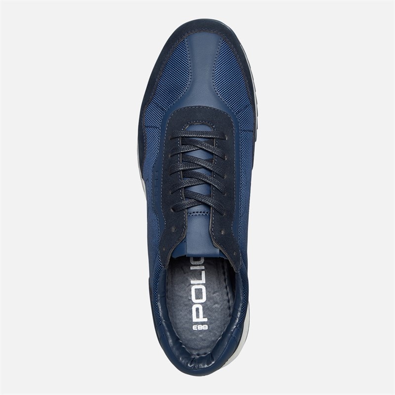883 Police Mens Otter Trainers Navy - Image 4