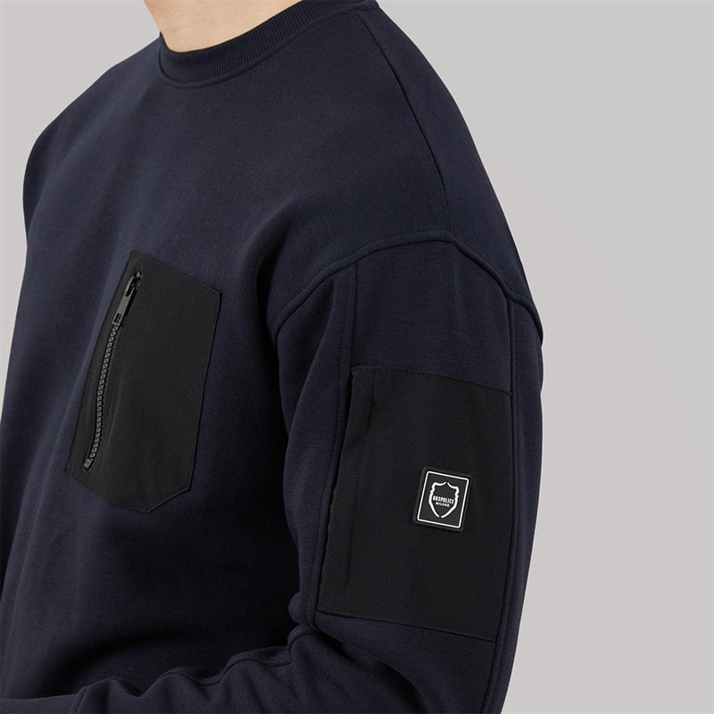 883 Police Mens Drakemont Tracksuit True Navy - Image 3