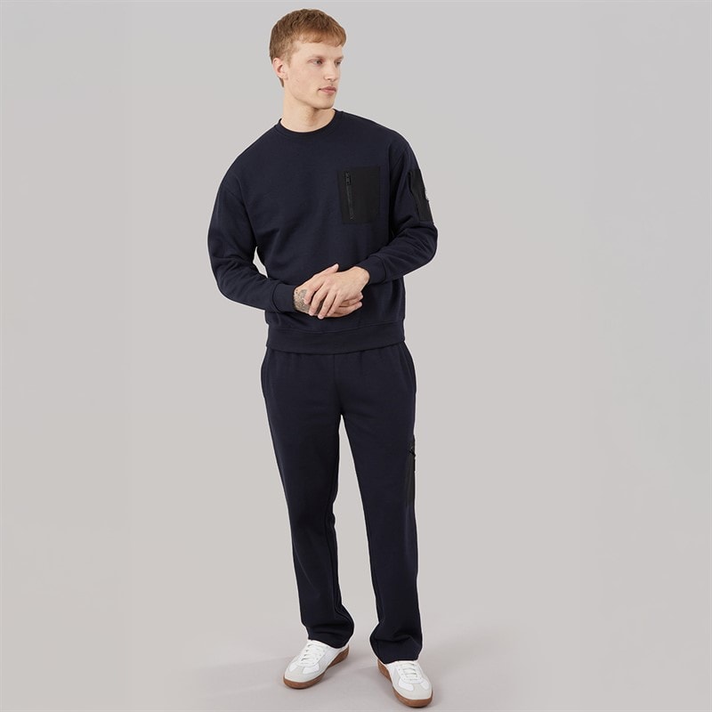 883 Police Mens Drakemont Tracksuit True Navy - Image 4