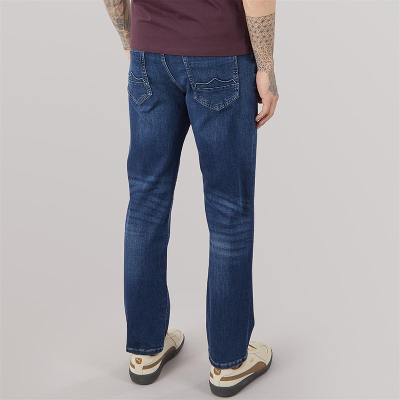 883 Police Mens Caldoro Relaxed Regular Fit Jeans 848 Dark Blue - Image 2