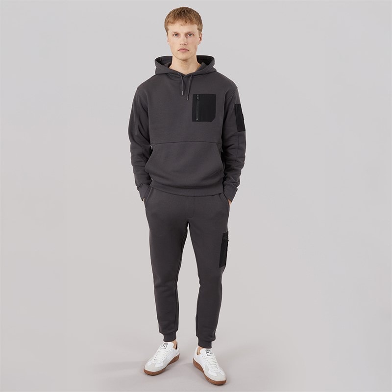 883 Police Mens Stormhold Tracksuit Dusty Grey - Image 4