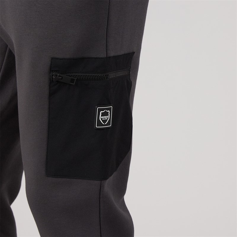 883 Police Mens Stormhold Tracksuit Dusty Grey - Image 5