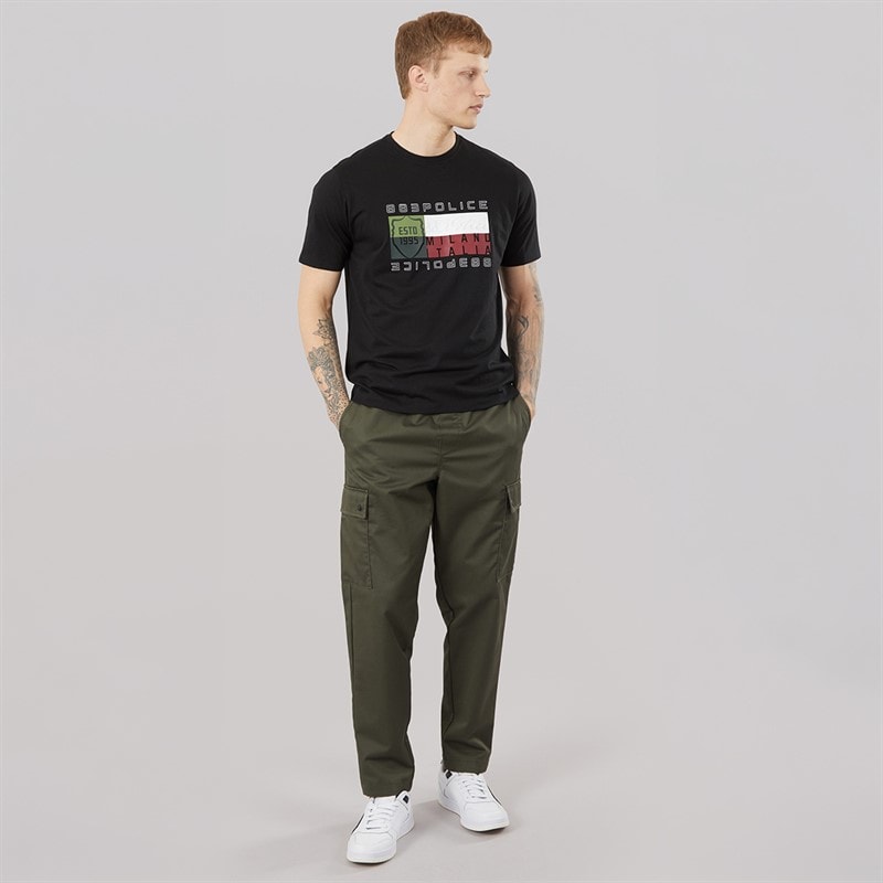 883 Police Mens Fontena T-Shirt Black - Image 4