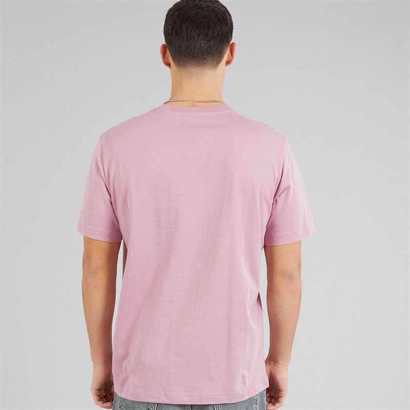 Champion Mens State Of Play Varsity Logo T-Shirt Pink - Image 2