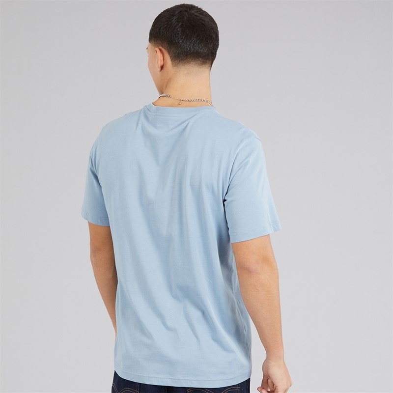 Champion Mens State Of Play Varsity Logo T-Shirt Light Blue - Image 2