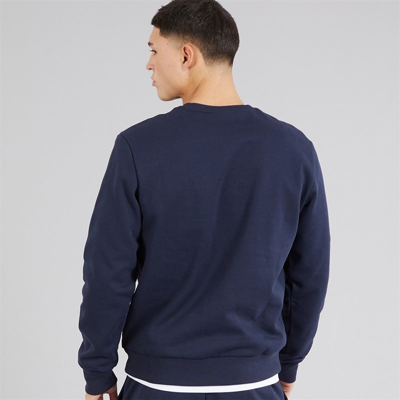 Champion Mens Graphic Shop Logo Sweatshirt Navy - Image 2