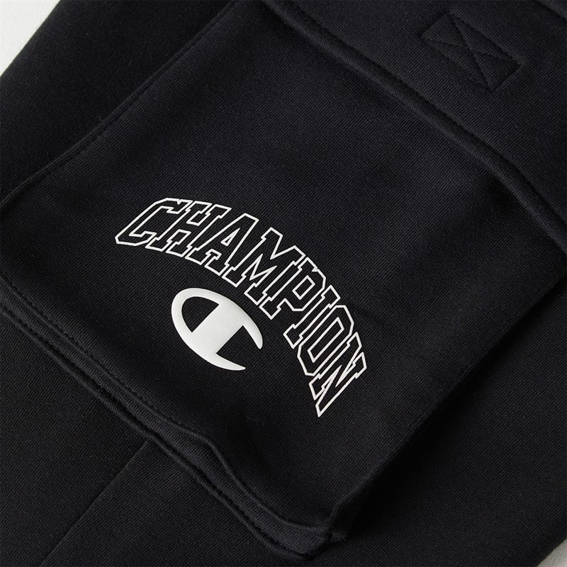Champion Mens State Of Play Cuffed Cargo Joggers Black - Image 5