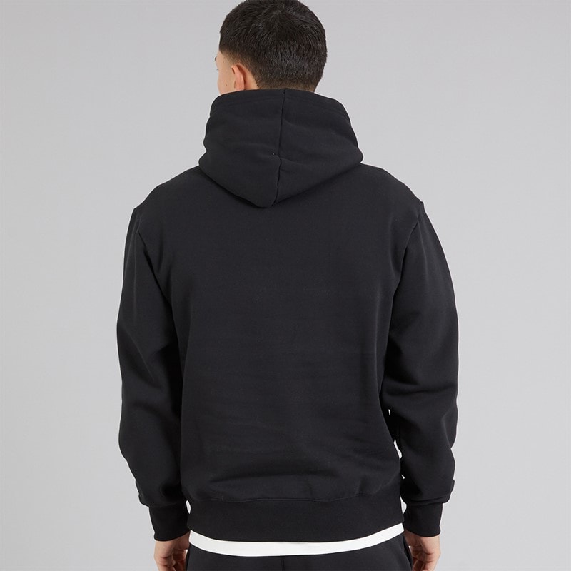 Champion Mens State Of Play Varsity Logo Hoodie Black - Image 2