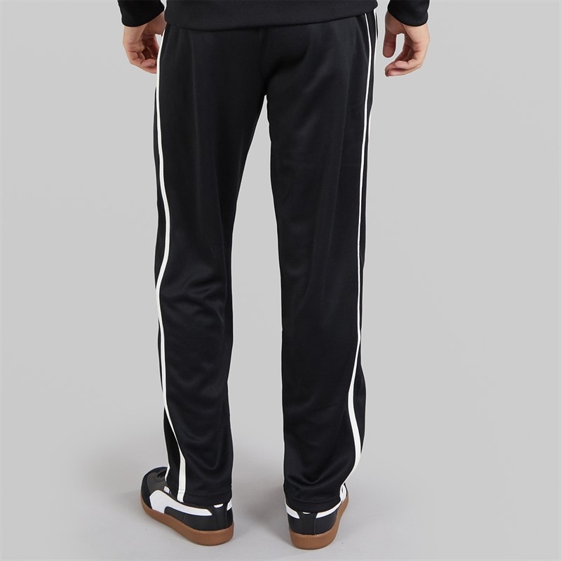 Champion Mens State Of Play Logo Straight Hem Track Pants Black/White - Image 3