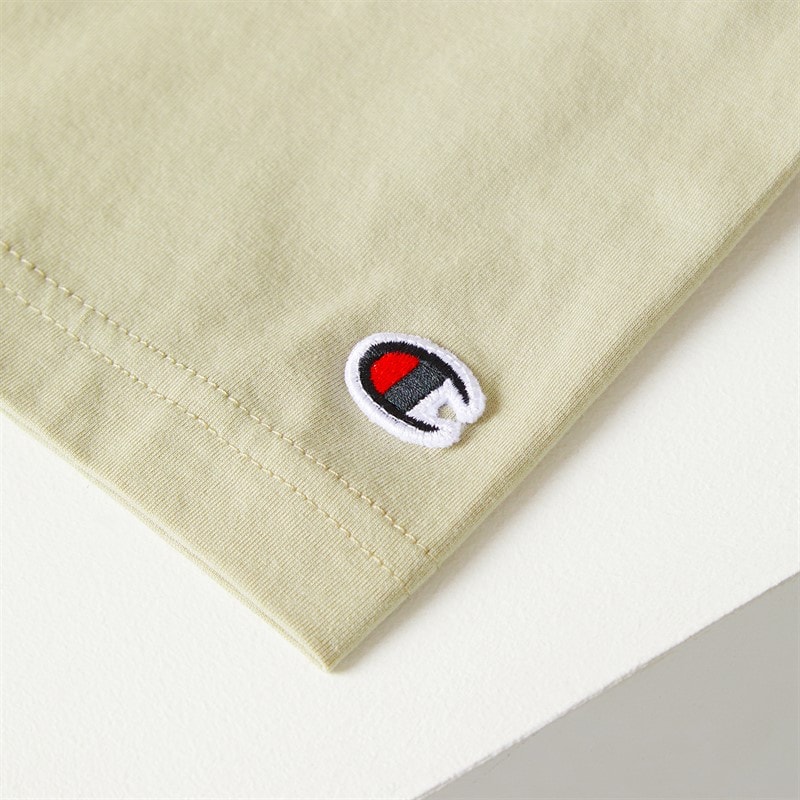 Champion Mens C-Table Graphic Logo T-Shirt Beige - Image 5