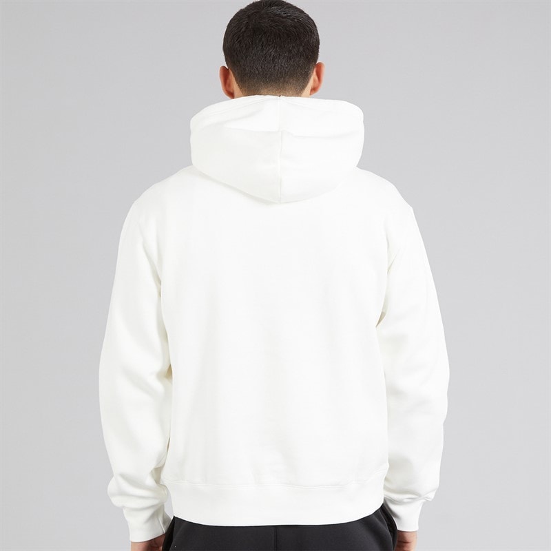 Champion Mens State Of Play Varsity Logo Hoodie White - Image 2