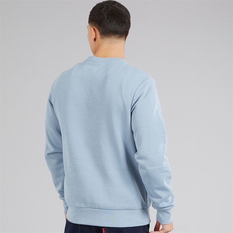 Champion Mens Graphic Shop Logo Sweatshirt Light Blue - Image 2