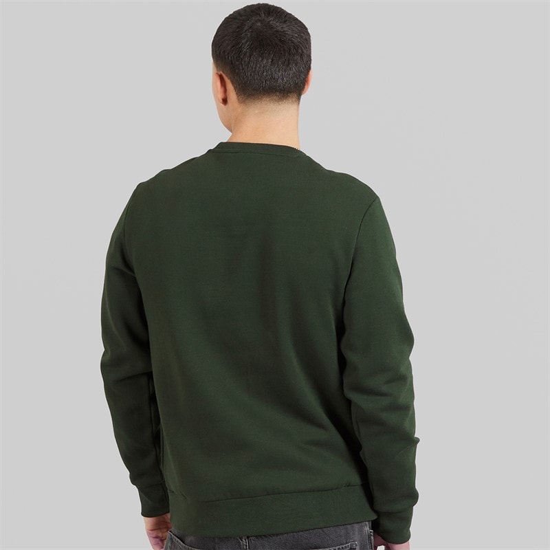 Champion Mens Graphic Shop Logo Sweatshirt Military Green - Image 2