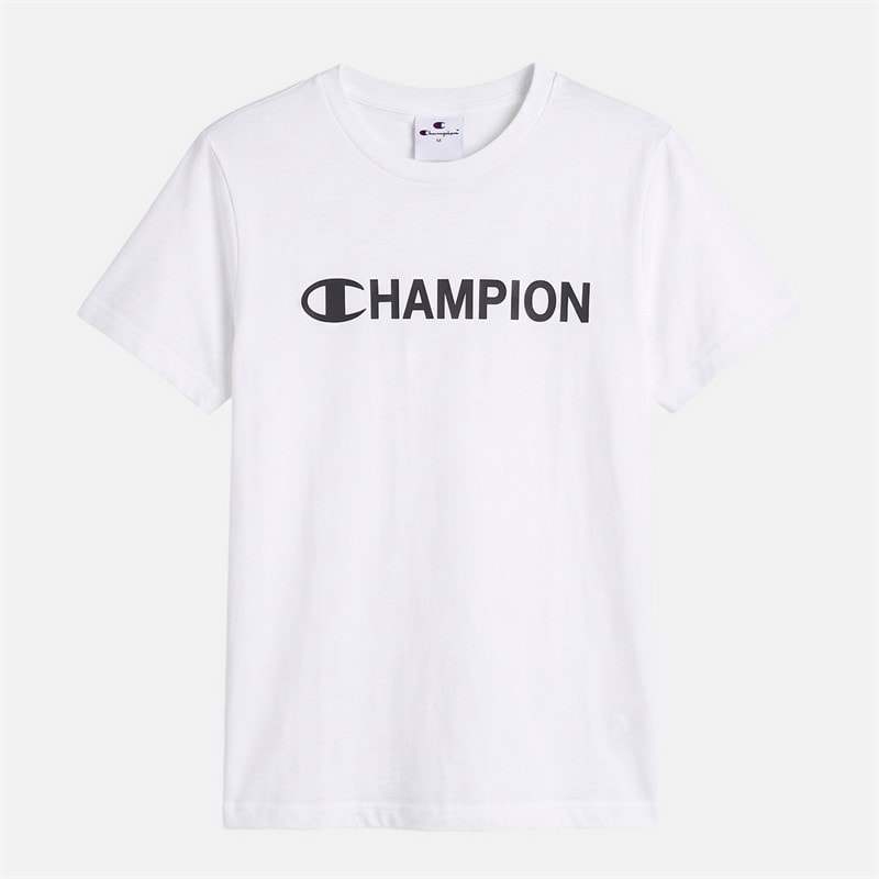 Champion Junior Graphic Shop T-Shirt White