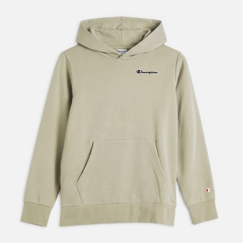 Champion Junior Core Heritage Logo Hoodie New Carbon