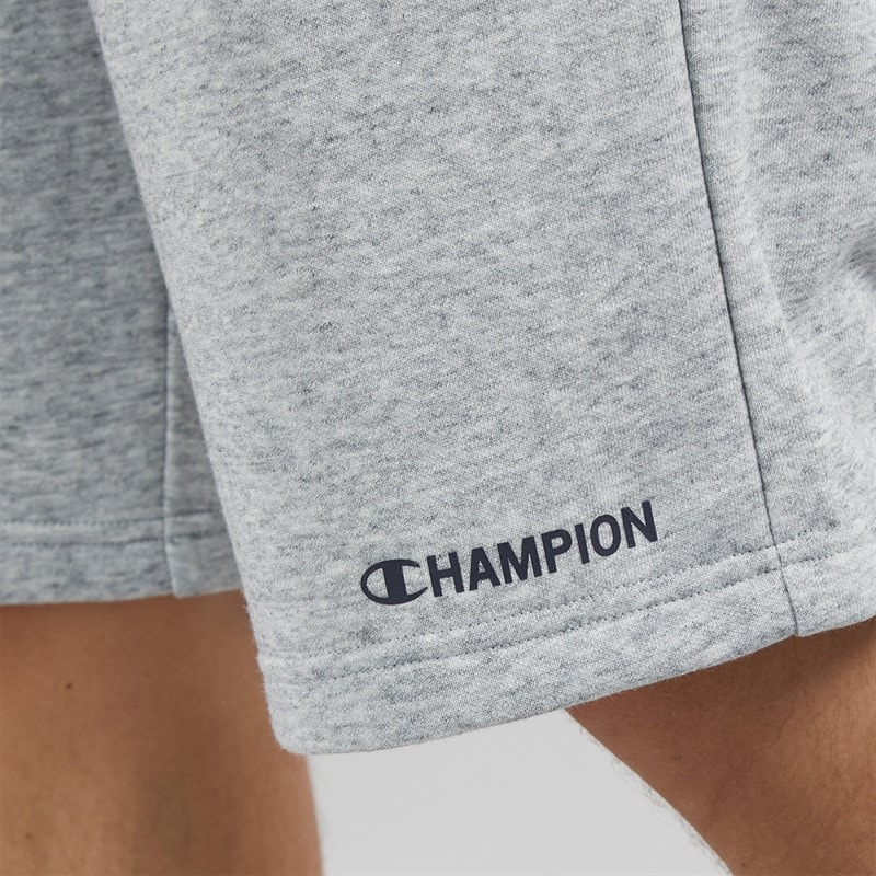 Champion Mens Graphic Shop Shorts Light Grey - Image 3