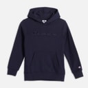Champion Junior Icons Tonal Logo Hoodie Navy