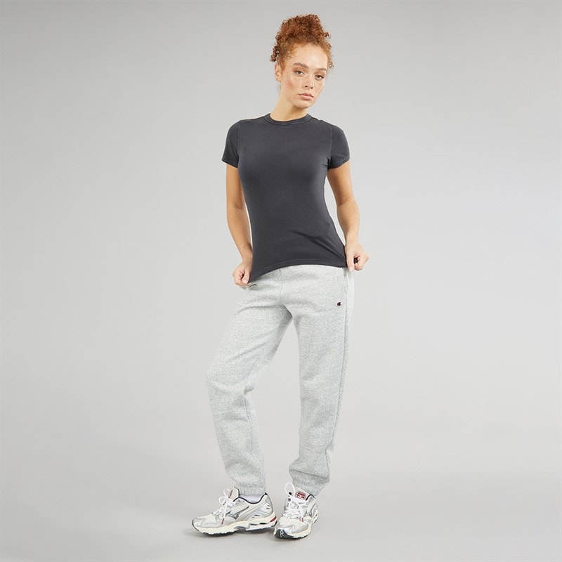 Champion Womens Icons Tonal Logo T-Shirt Black - Image 4