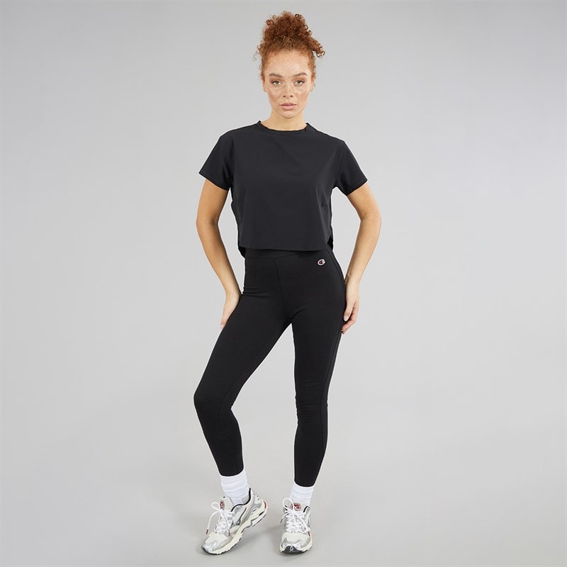 Champion Womens Athletics T-Shirt Black - Image 4