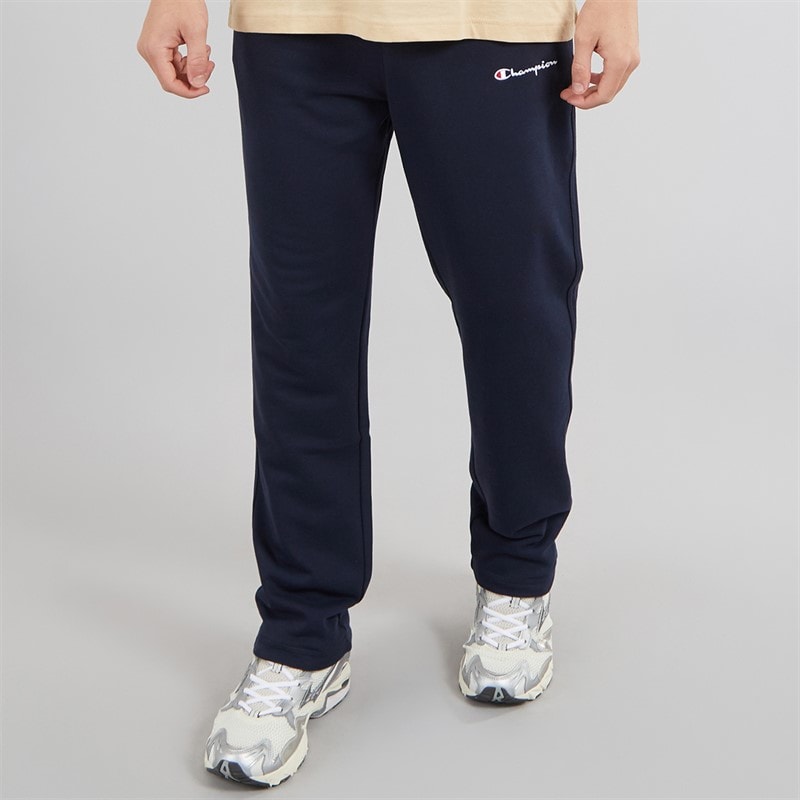 Champion Mens Authentic Straight Hem Joggers Navy - Image 3