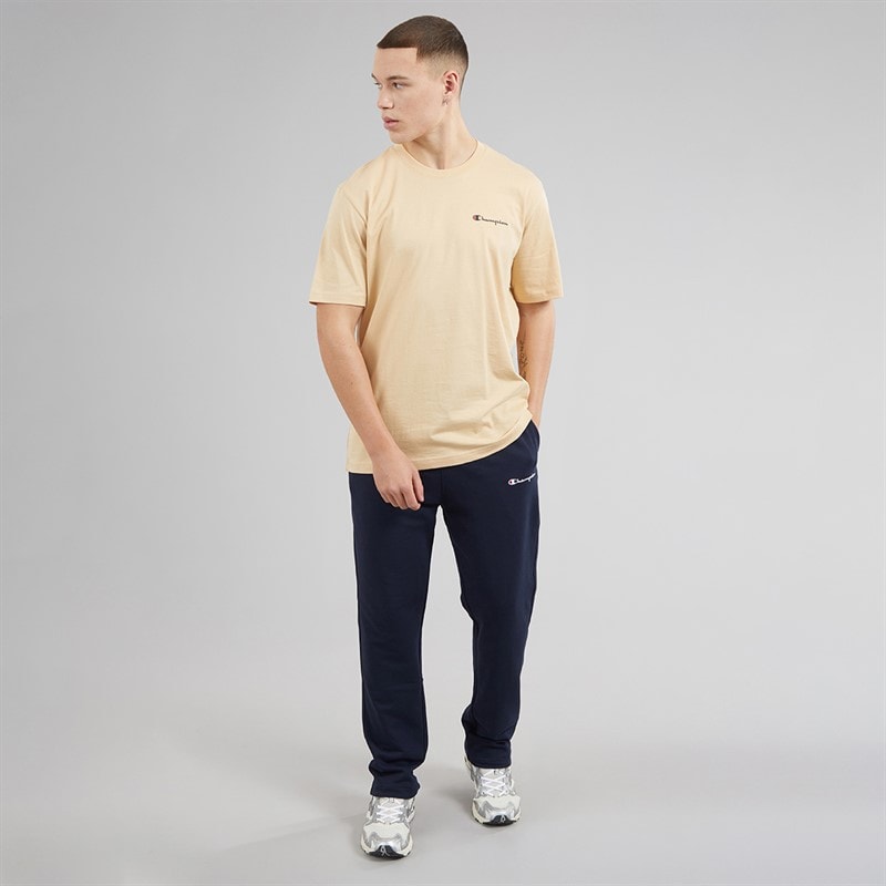 Champion Mens Authentic Straight Hem Joggers Navy - Image 4