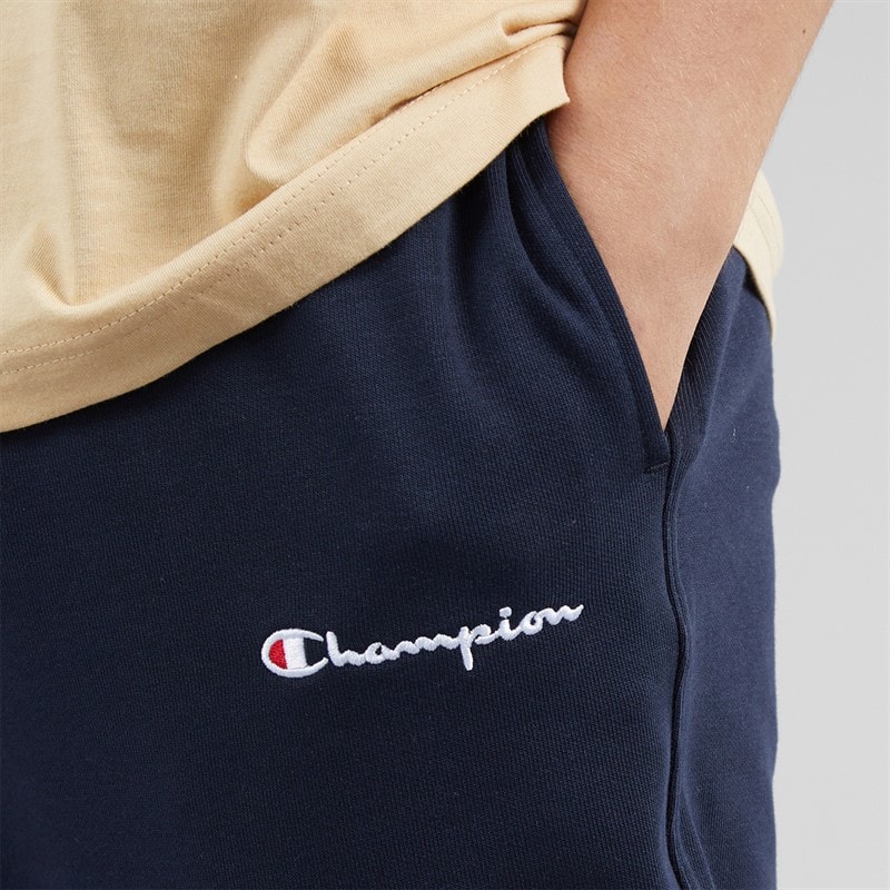 Champion Mens Authentic Straight Hem Joggers Navy - Image 5