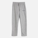 Champion Junior Core Heritage Logo Straight Hem Joggers Light Grey