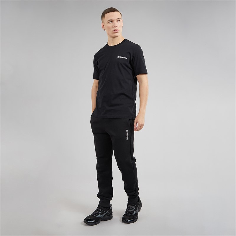 Champion Mens Graphic Shop T-Shirt Black - Image 4