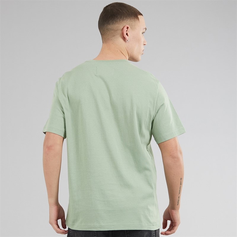 Champion Mens Eco Future T-Shirt Green Ecru - Image 2