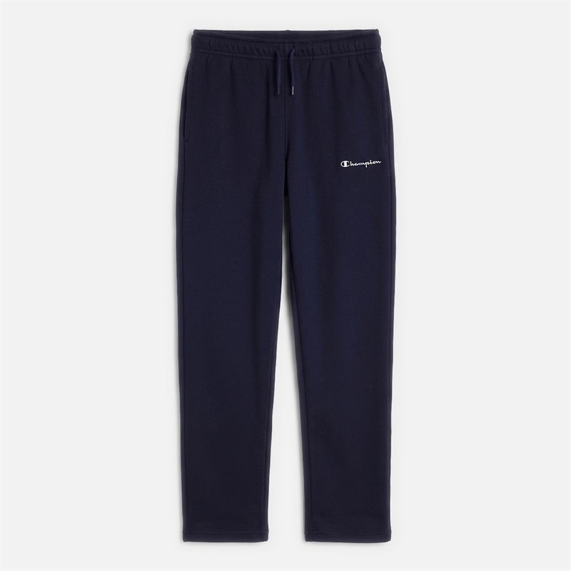 Champion Junior Core Heritage Logo Straight Hem Joggers Navy