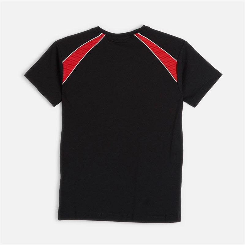 Champion Junior Urban Sport T-Shirt Black/Red/White - Image 2