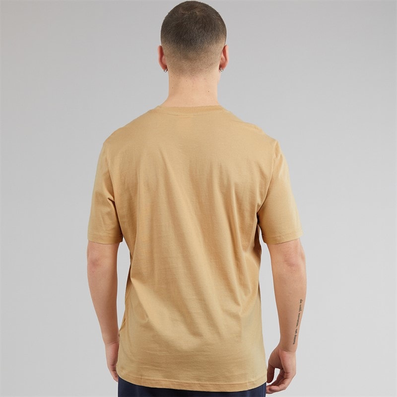 Champion Mens Icons Logo T-Shirt Beige - Image 2
