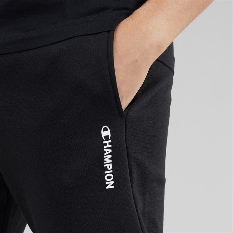 Champion Mens Graphic Shop Joggers Black - Image 3