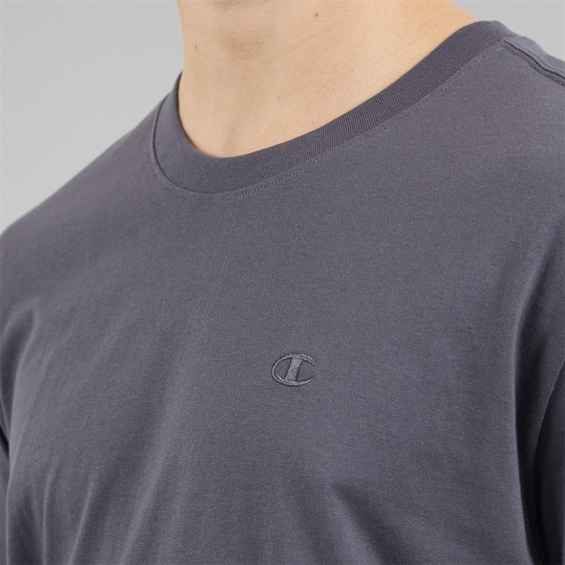 Champion Mens Icons Tonal Logo T-Shirt Dark Mauve - Image 3