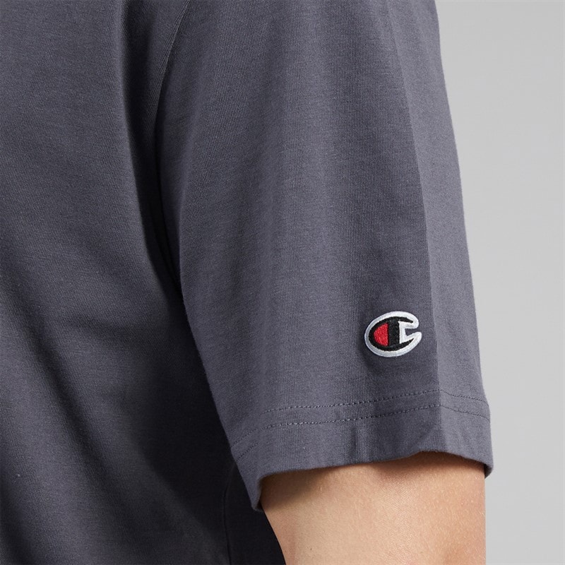 Champion Mens Icons Tonal Logo T-Shirt Dark Mauve - Image 5