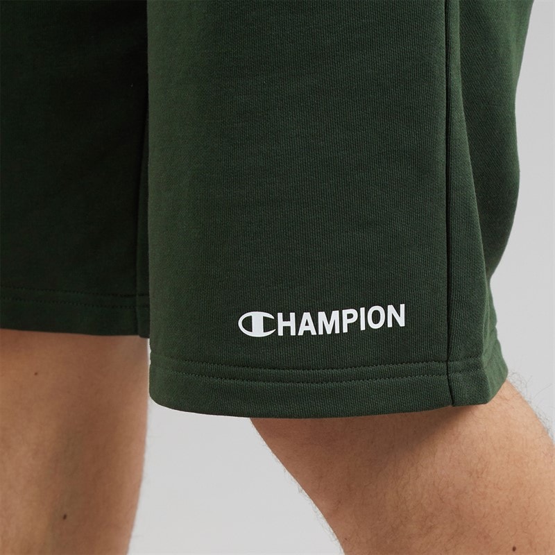 Champion Mens Graphic Shop Shorts Military Green - Image 3