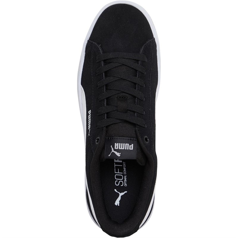 Puma Womens Vikky V3 Trainers Black/White - Image 4