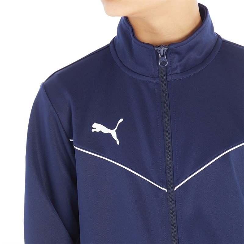 Puma Boys teamRISE Training Poly Track Jacket Peacoat/Puma White - Image 3