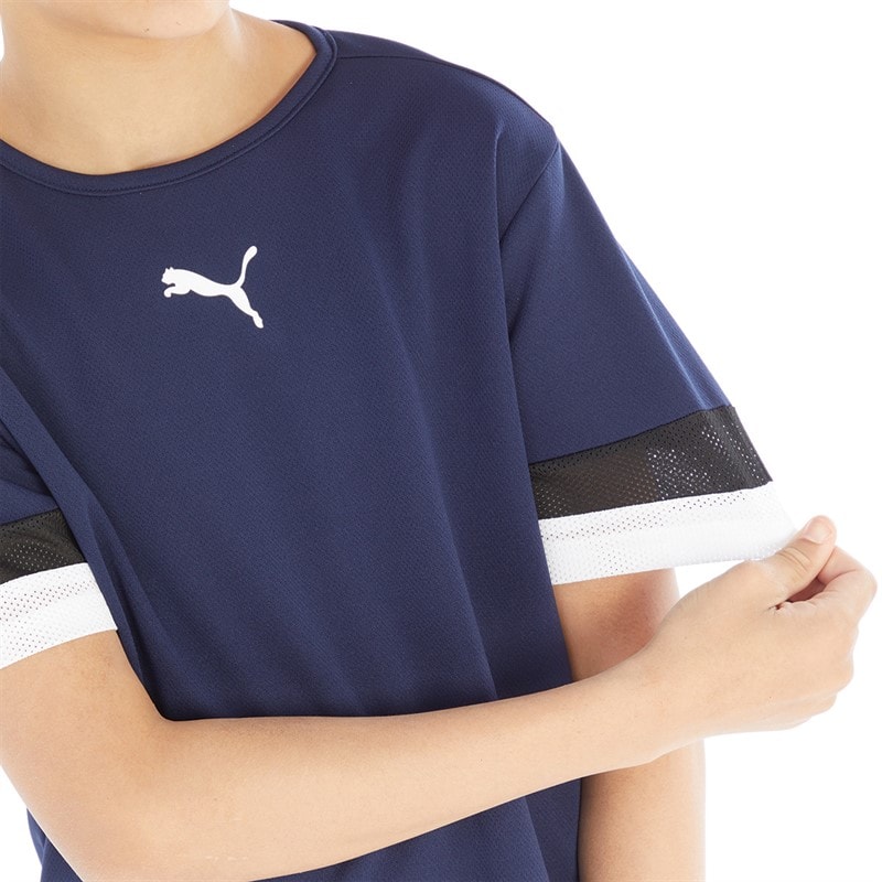 Puma Boys teamRISE Training Jersey Peacoat/Puma Black/Puma White - Image 3