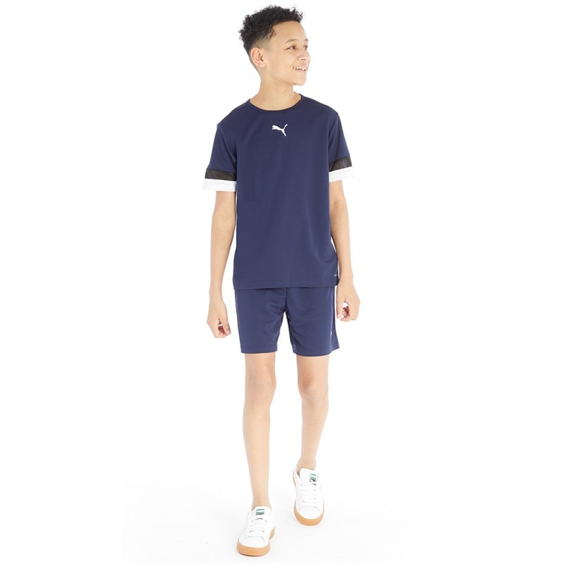 Puma Boys teamRISE Training Jersey Peacoat/Puma Black/Puma White - Image 4