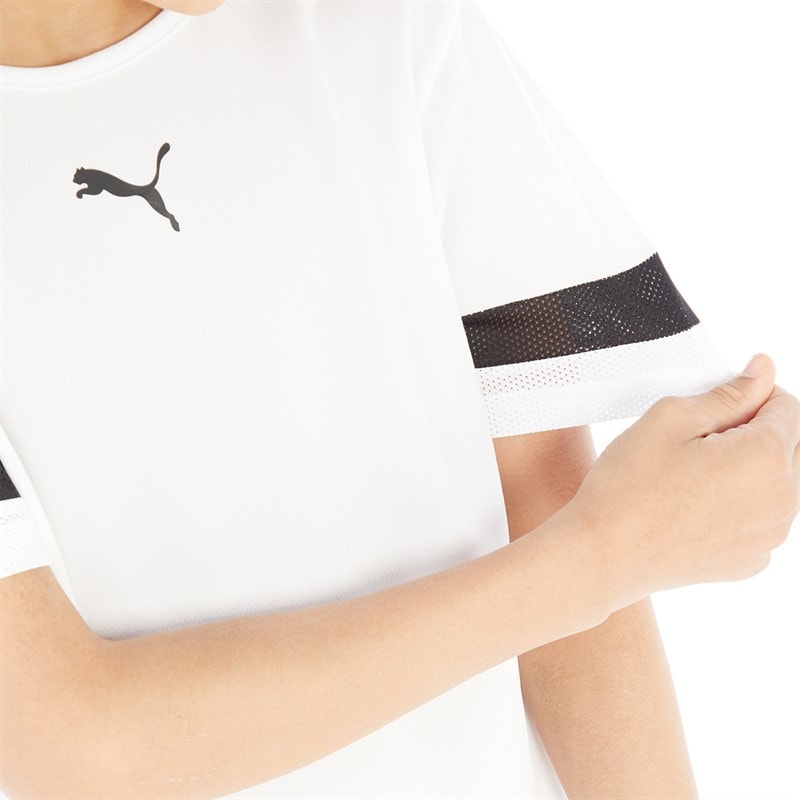 Puma Boys teamRISE Training Jersey Puma White/Puma Black/Puma White - Image 3